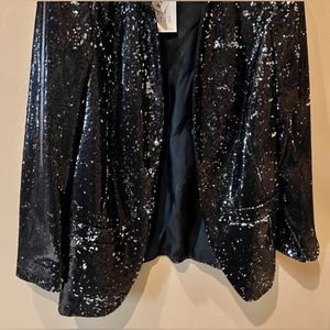 Helene Bergman Sequined Blazer New with Tags - Black Sequins PRICE DROP